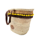 Borsa da Mare 1A Classe Alviero Martini linea Geo Boho Chic in Rafia Beige