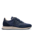 Sneakers Uomo WUSHU RUYI Master 663 in Nylon e Suede Deep Blue Pacific Ocean e Gray Whale