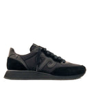 Sneakers Uomo WUSHU RUYI Master 715 in Nylon e Suede Dark Black