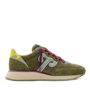 Sneakers Donna WUSHU RUYI Master All Suede MAS12 in Camoscio Tarmac Vetiver e Citronelle