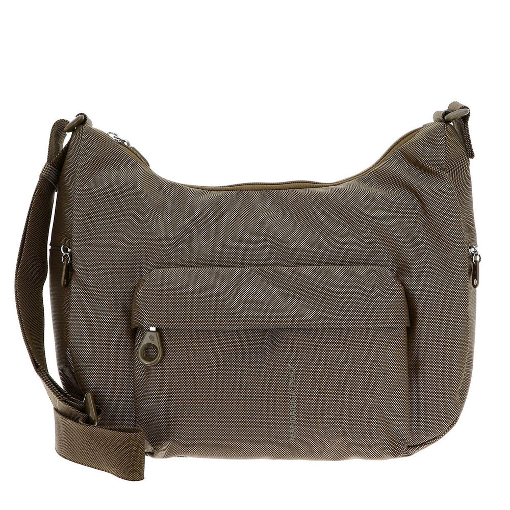 Borsa Donna a Tracolla a Mezzaluna MANDARINA DUCK in Tessuto linea MD20 Colore Oil