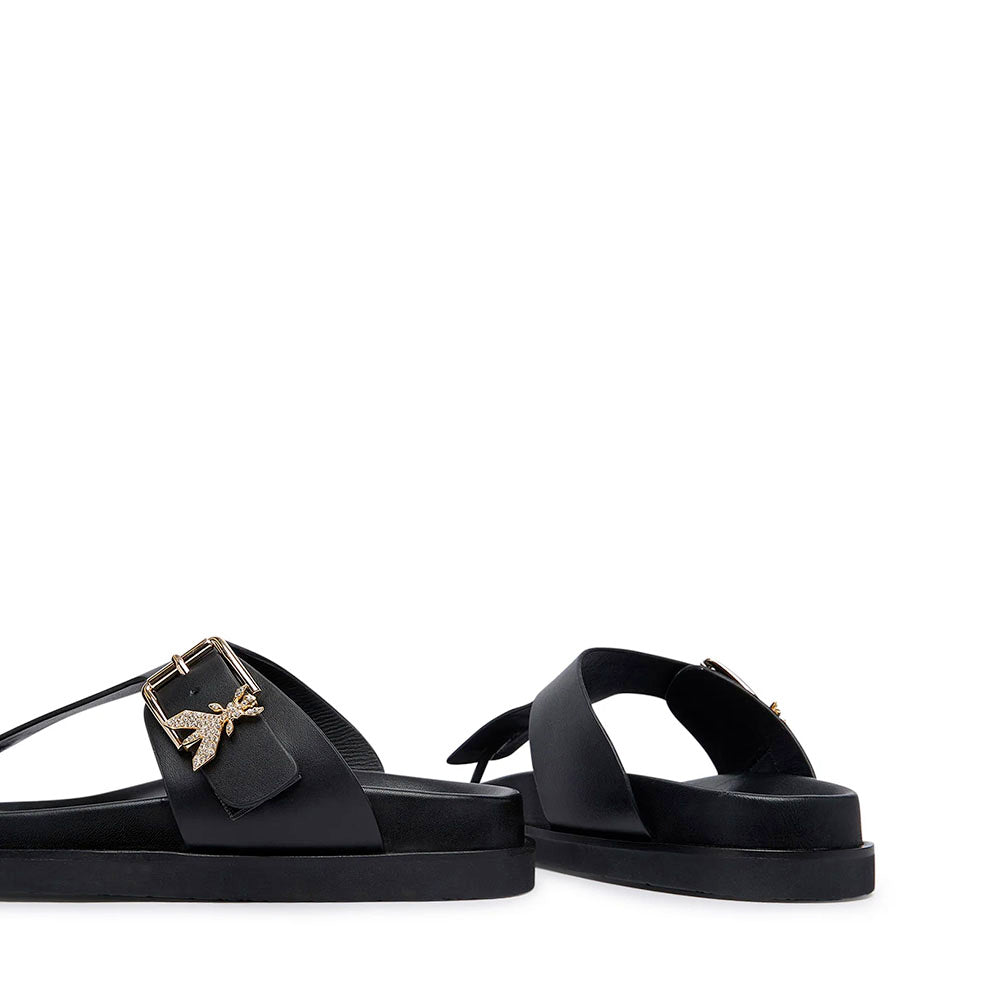 Ciabatte Infradito PATRIZIA PEPE Girl linea Fly Birkilux in Pelle Nera