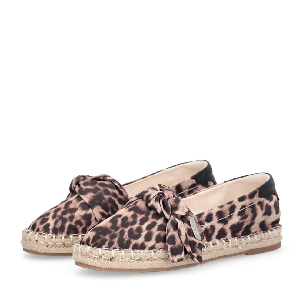 Espadrillas Donna con Fiocco LIU JO Capri 03 in Tessuto stampa Animalier