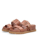 Ciabatte Donna Doppia Fascia LIU JO Livia 02 in Pelle color Cuoio