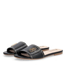 Ciabatte Donna Flat LIU JO Sandy 03 in Pelle Nera