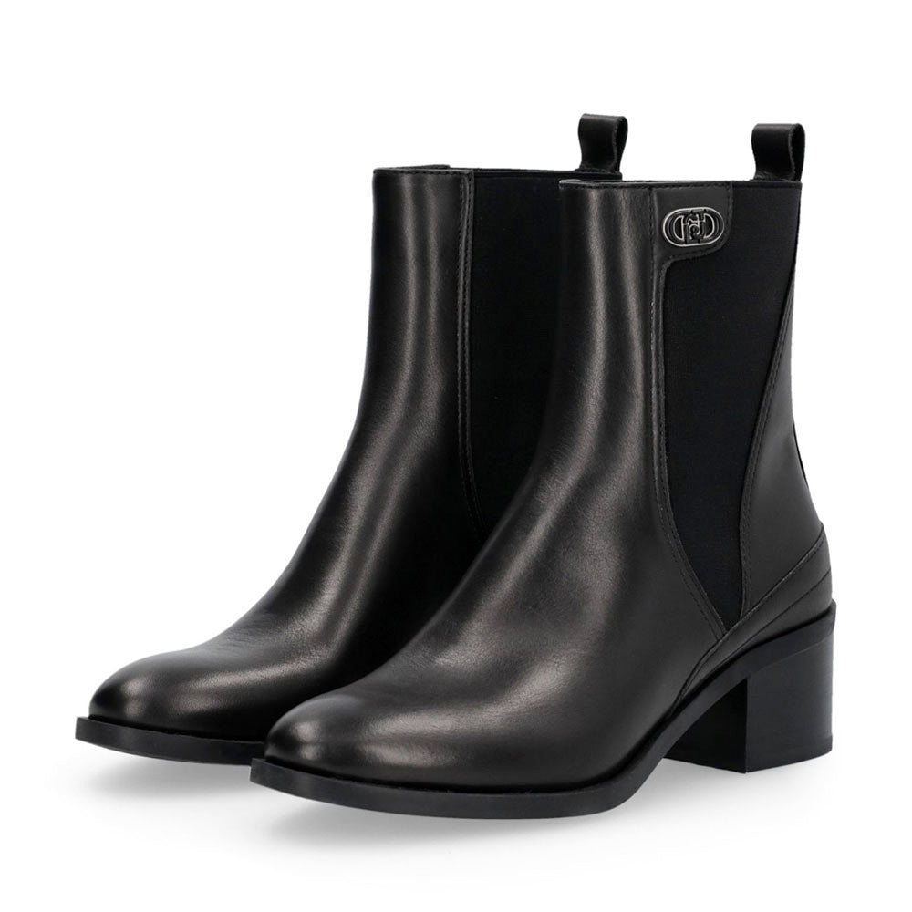 Stivaletti Donna con Tacco LIU JO Janice 01 in Pelle Nera
