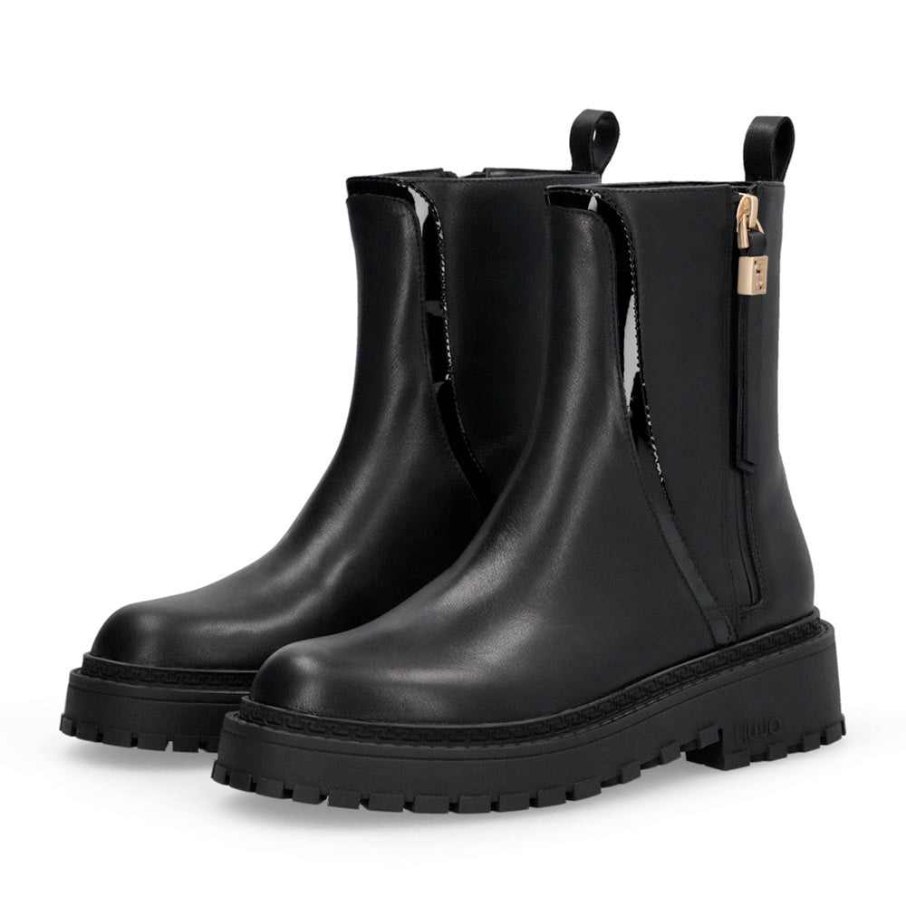 Stivali Donna LIU JO Rumi 46 in Pelle Nera