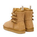 Stivali Donna Imbottiti LIU JO Jil 10 in Suede color Cognac con Fiocchi