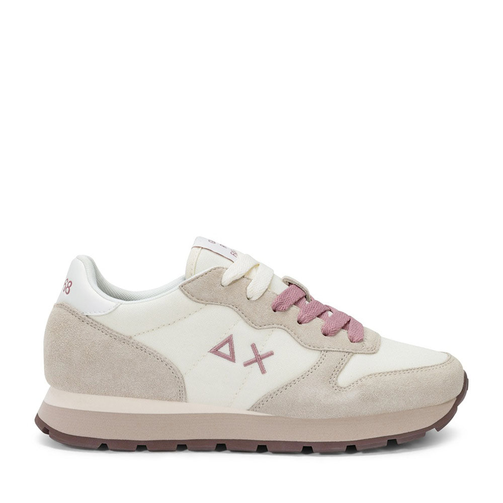Sneakers Donna SUN68 Ally Solid Bianco Panna - Z46201