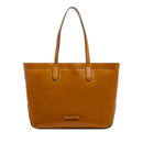 Shopping Bag Donna THE BRIDGE linea Larissa in Pelle color Cognac