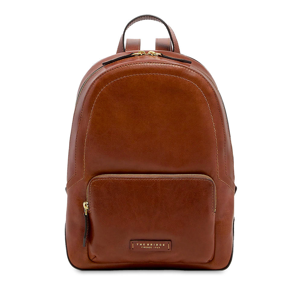 Zaino Donna THE BRIDGE linea Larissa in Pelle Marrone
