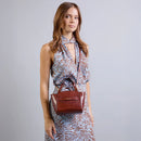 Borsa Donna a Mano THE BRIDGE linea Lucrezia in Pelle Marrone