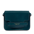 Borsa Donna a Tracolla Media THE BRIDGE linea Lucrezia in Pelle Blu Pavone