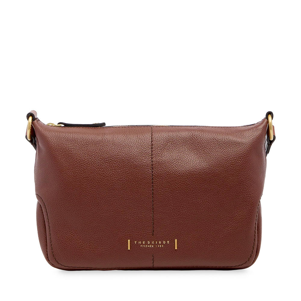 Borsa Donna a Tracolla THE BRIDGE linea Letizia in Pelle Marrone