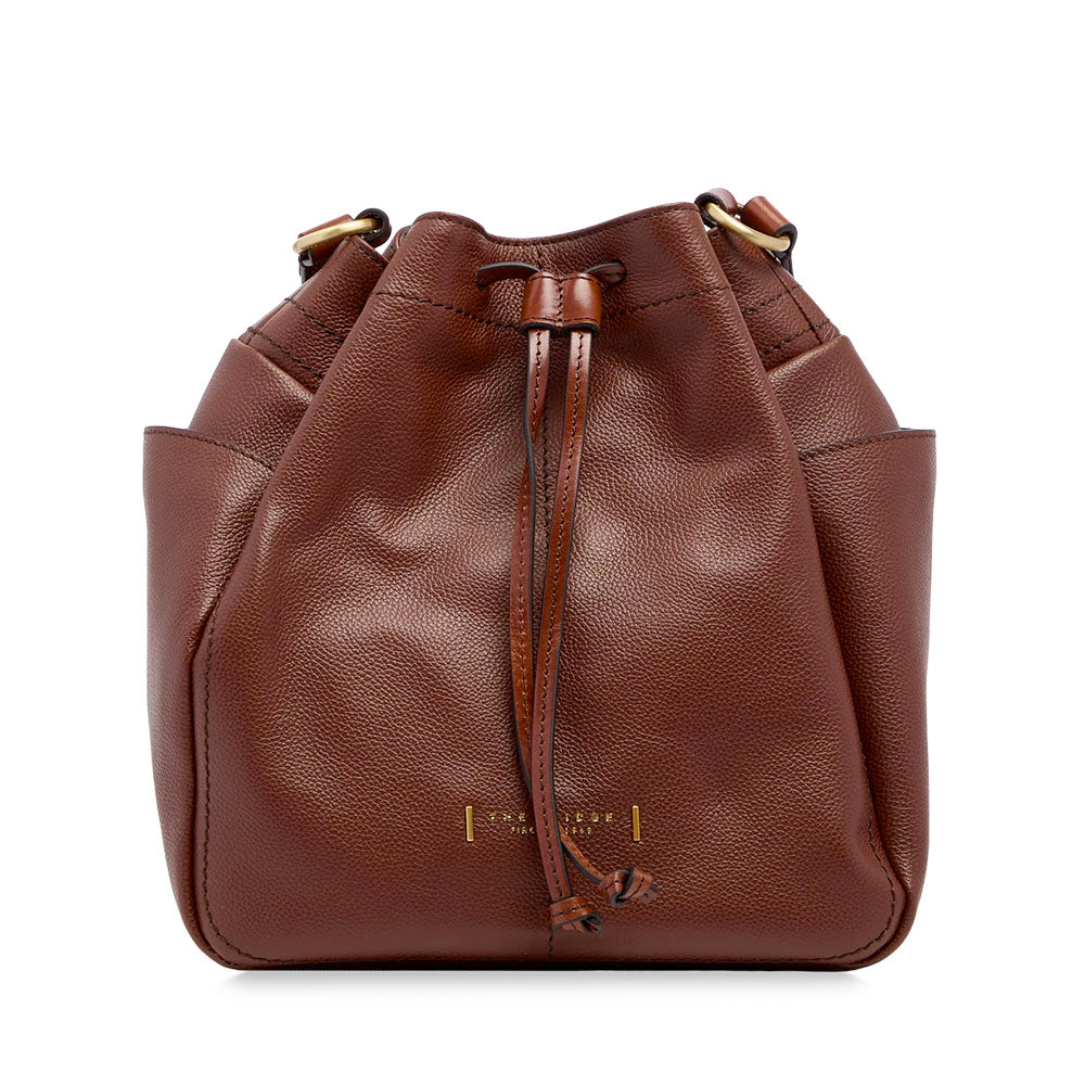 Borsa Donna Secchiello THE BRIDGE linea Letizia in Pelle Marrone