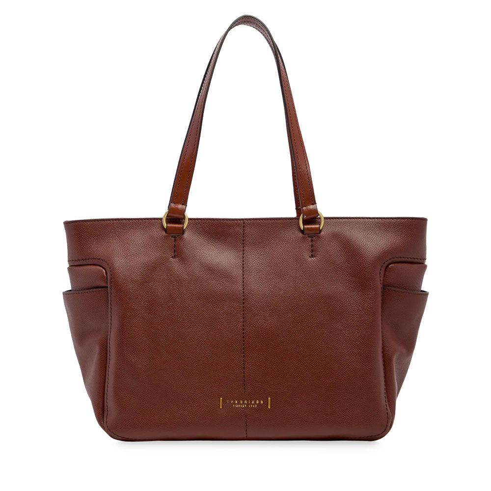 Shopping Bag THE BRIDGE linea Letizia in Pelle Marrone