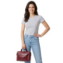 Borsa Donna Bauletto THE BRIDGE linea Frida in Pelle Rosso Barolo