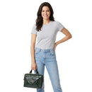 Borsa Donna Bauletto THE BRIDGE linea Frida in Pelle Verde Pino