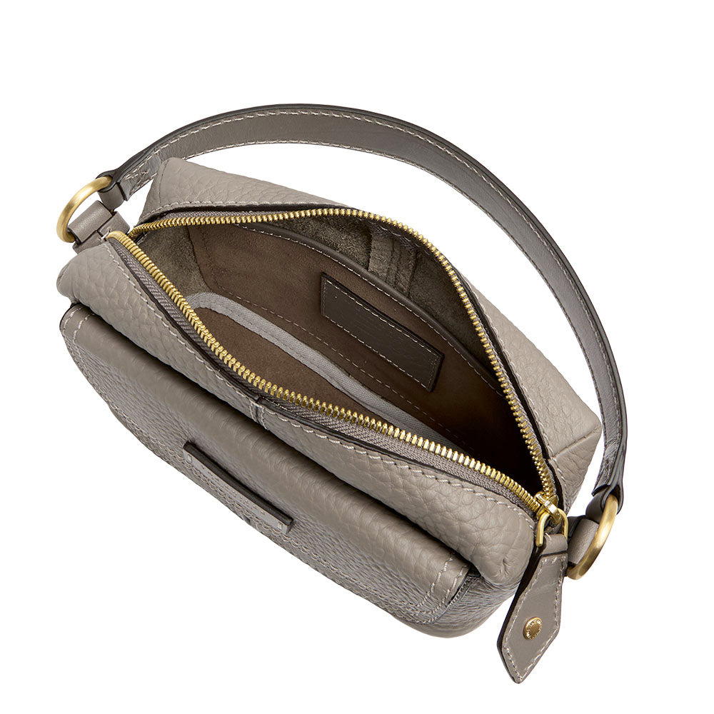 Borsa Donna a Tracolla THE BRIDGE linea Martina in Pelle Greige