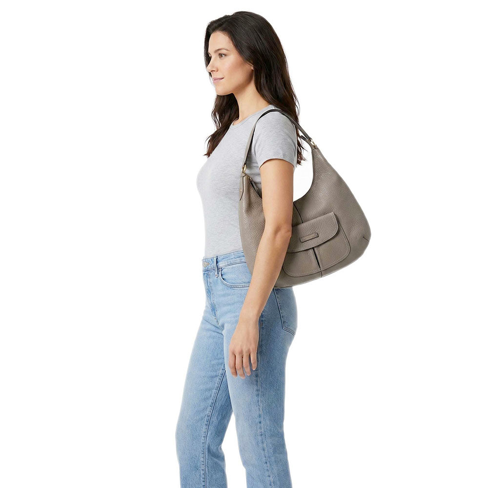 The Bridge Martina Hobo Bag – Damen Greige
