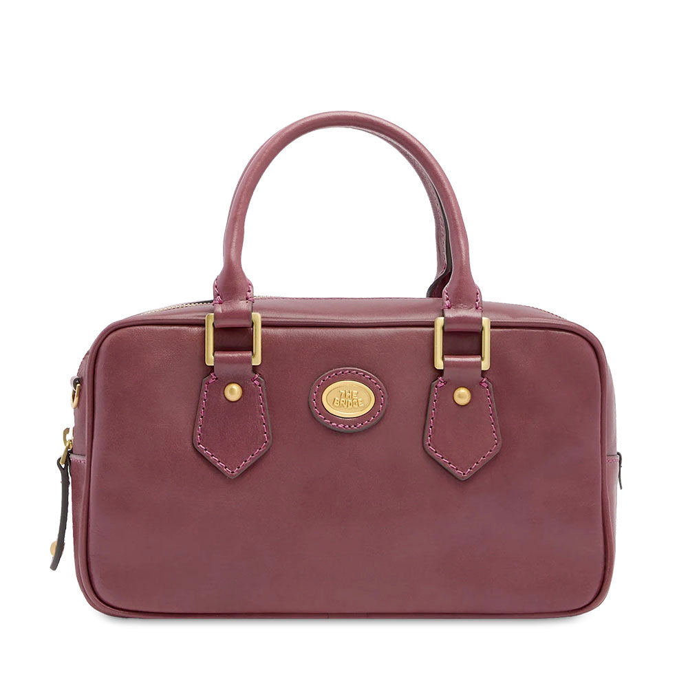 Bauletto Donna con Tracolla THE BRIDGE linea Story in Pelle Viola Orchidea