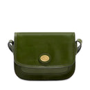 Borsa Donna a Tracolla Small THE BRIDGE linea Story in Pelle Verde Maggiorana