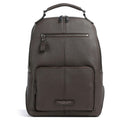 Zaino Uomo Porta PC 14" THE BRIDGE linea Manfredi in Pelle color Moka
