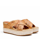 Ciabatte Donna con Zeppa 1A Classe Alviero Martini in Eco Nappa stampa Geo Classic 1401