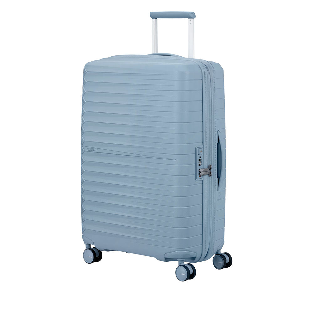 Trolley Medio Rigido Espandibile 4 Ruote AMERICAN TOURISTER linea FastForward colore Steel Blue