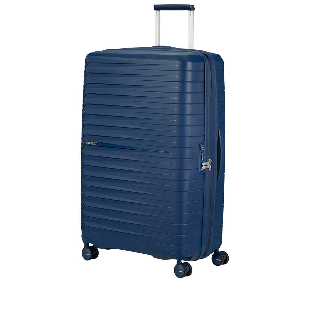 Trolley Grande Rigido Espandibile 4 Ruote AMERICAN TOURISTER linea FastForward colore Navy Blue