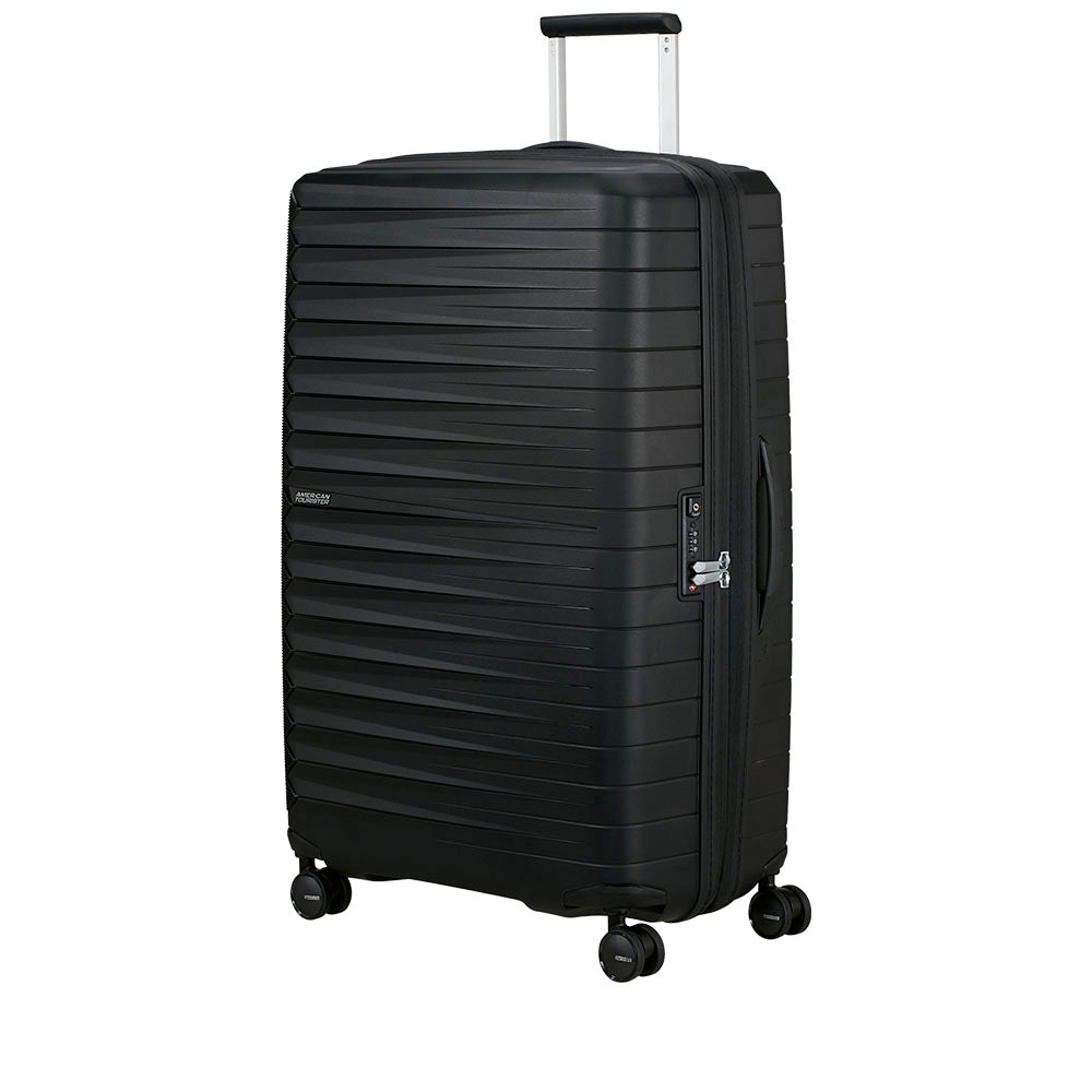 Trolley Grande Rigido Espandibile 4 Ruote AMERICAN TOURISTER linea FastForward colore Flash Black