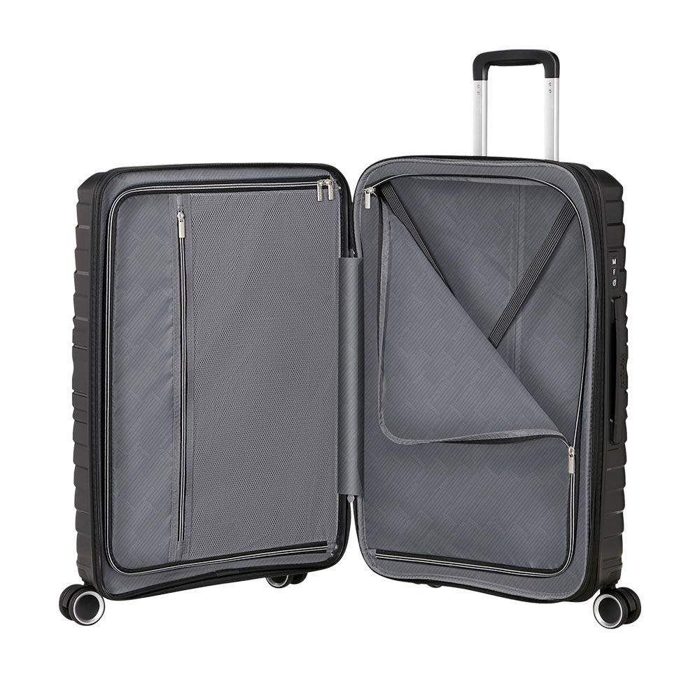 Trolley Medio Rigido Espandibile 4 Ruote AMERICAN TOURISTER linea Flytwist colore Shadow Black