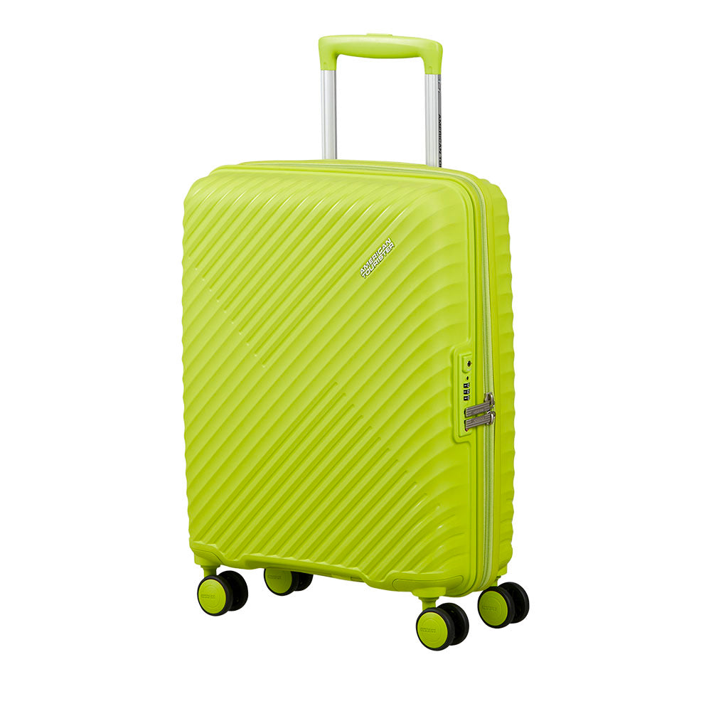 Trolley Cabina Rigido 4 Ruote AMERICAN TOURISTER linea Diablast colore Hyper Lime