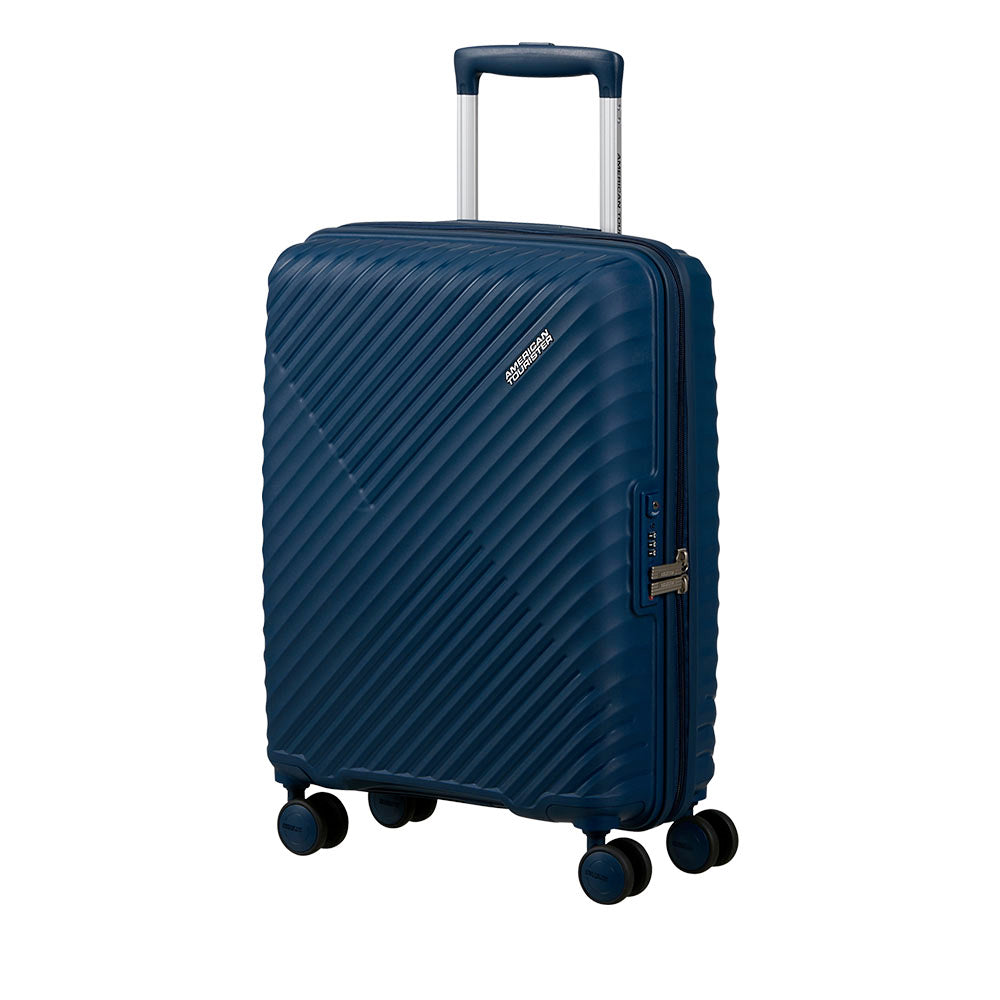 Trolley Cabina Rigido 4 Ruote AMERICAN TOURISTER linea Diablast colore Darkwave Blue