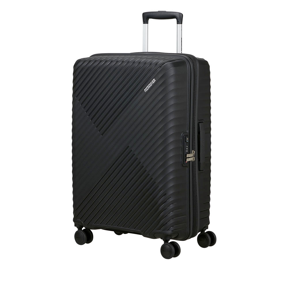 Trolley Medio Rigido Espandibile AMERICAN TOURISTER linea Diablast colore Black Code