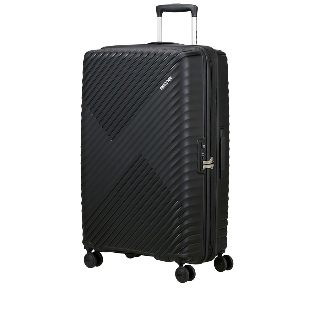 Trolley Grande Rigido Espandibile AMERICAN TOURISTER linea Diablast colore Black Code