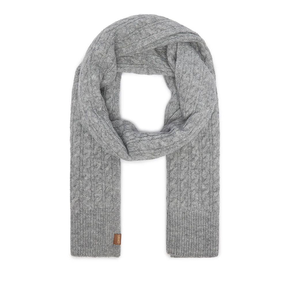 Coordinato Berretto e Sciarpa LIU JO in Maglia Misto Lana Grigio