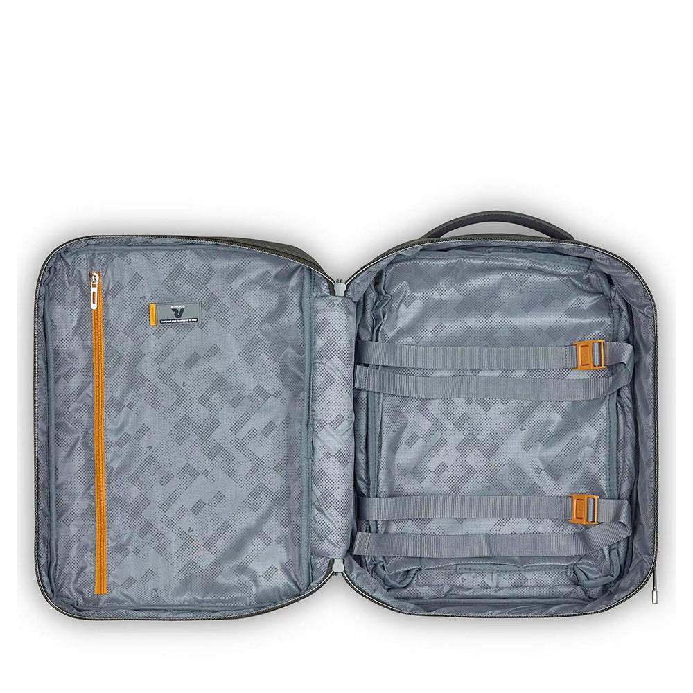 Zaino da Viaggio Underseat Espandibile RONCATO linea Wanderline in Tessuto Gommato Verde Militare