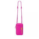 Borsello Porta Telefono RONCATO linea Lite Soft in Tessuto Fucsia