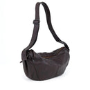 Borsa Donna Mezzaluna Large a Tracolla GIANNI CONTI linea Graciela in Pelle color Cognac
