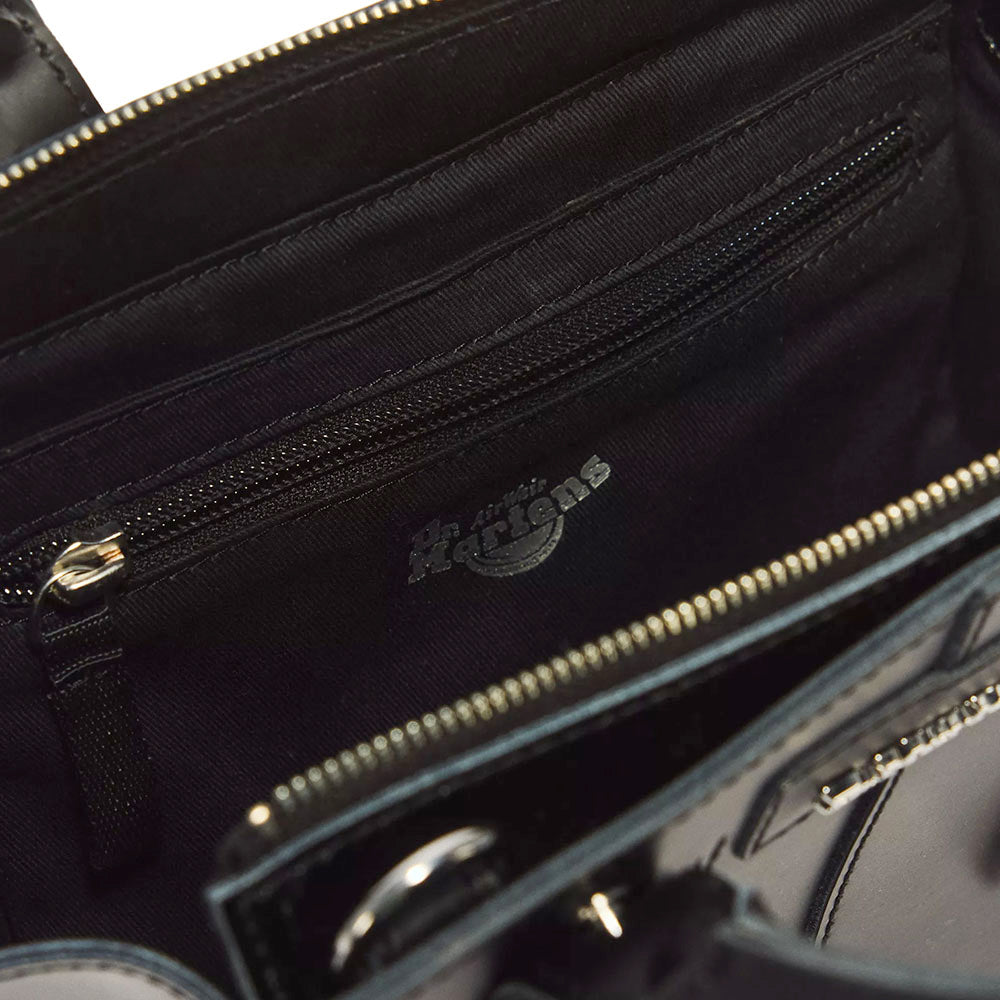 Borsa Donna a Mano DR. MARTENS linea Kiev in Pelle Smooth Nero