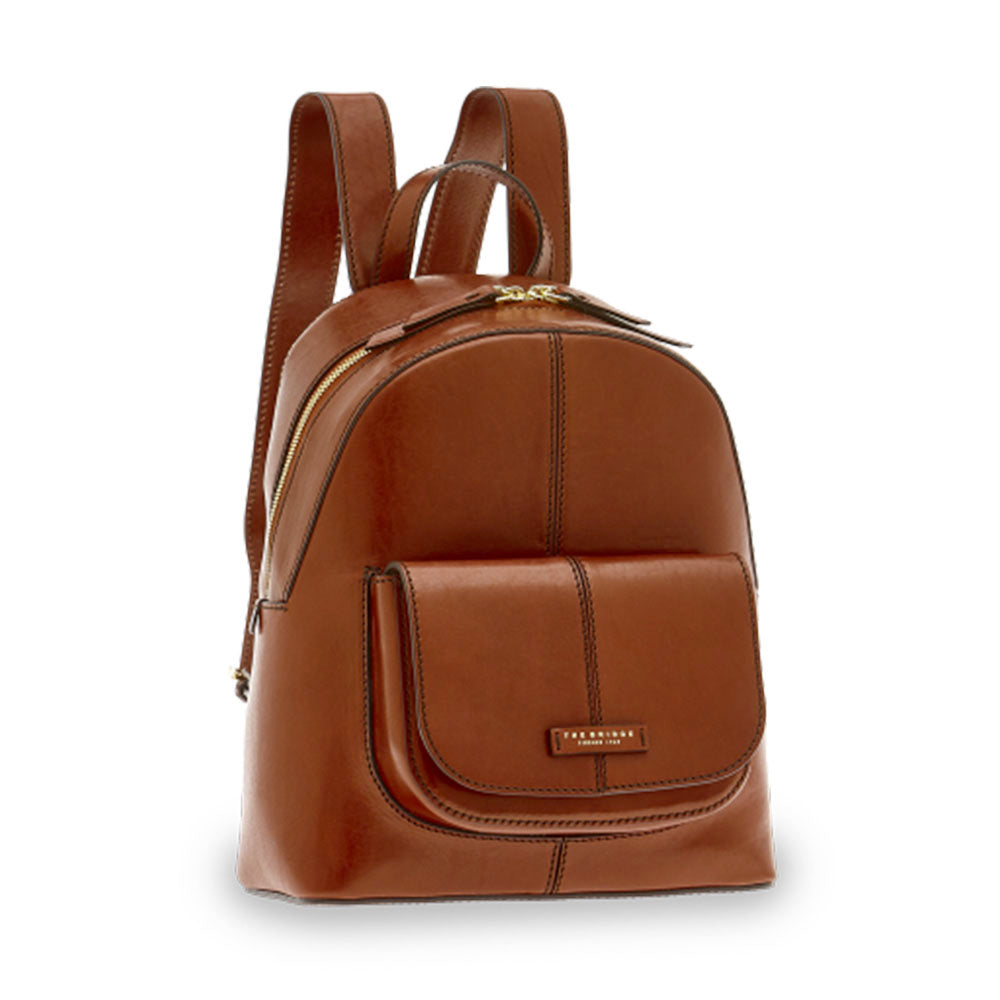 Zaino Donna THE BRIDGE linea Faentina in Pelle Marrone