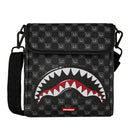 Borsello SPRAYGROUND stampa Sharks in Paris WTF Bubbly Black Check