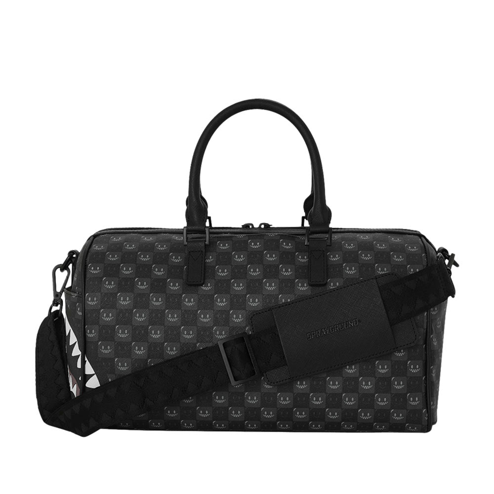 Bauletto Unisex SPRAYGROUND stampa Sharks in Paris WTF Bubbly Black Check