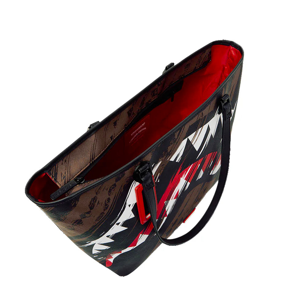 Borsa Tote Donna SPRAYGROUND stampa Smeared Grunge