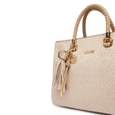 Borsa Donna a Mano Media LIU JO Neutro con Logo Monogram All Over