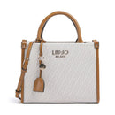 Borsa Donna a Mano LIU JO stampa Monogram Bianco