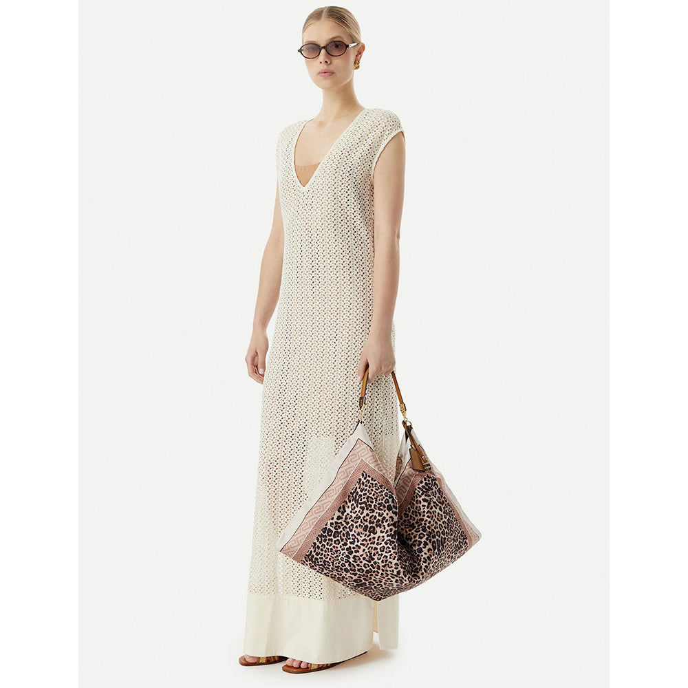 Borsa Foulard Donna LIU JO in Raso Stampa Animalier
