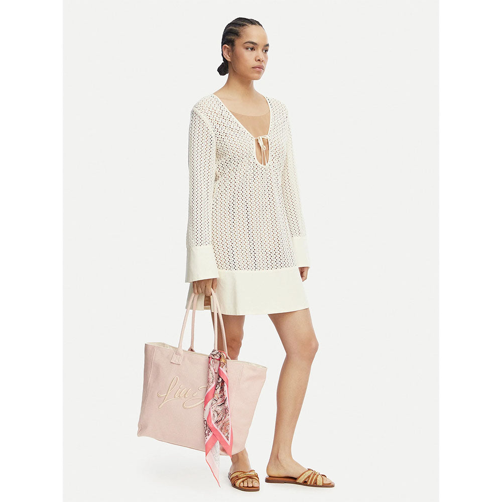 Shopping Bag Donna LIU JO in Tessuto Rosa Beach