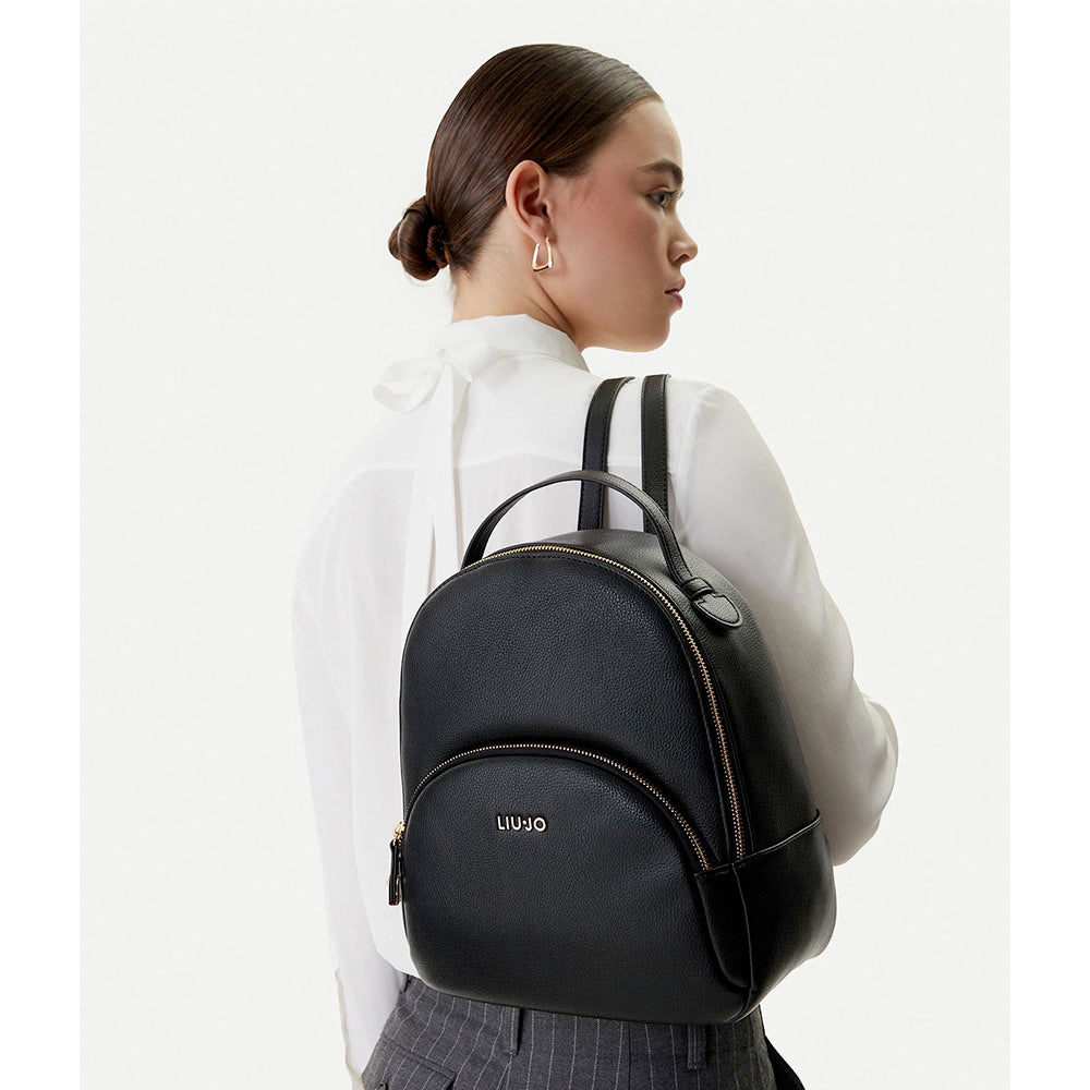 Zaino Donna LIU JO Better effetto Bottalato Nero